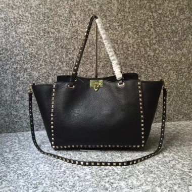 Valentino Borsa Granda Rockstud in Vitello 