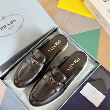 Prada Leather Mules,   Size 35-45