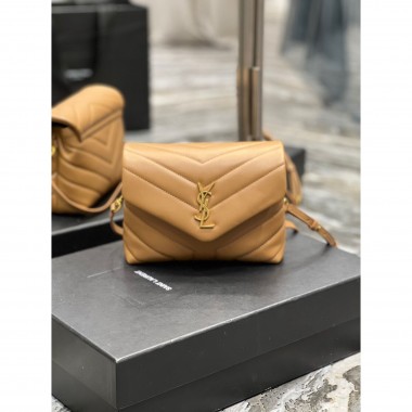 YSL Yves Saint Laurent Loulou Mini Bag in Calfskin 