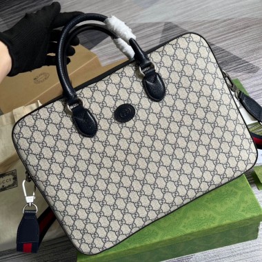 Gucci GG Supreme Briefcase 