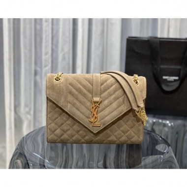 YSL Envelope Borsa Media In Pelle Suede 