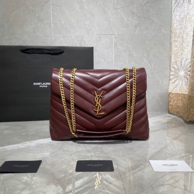 YSL Yves Saint Laurent Medium Chain Bag in Calfskin 