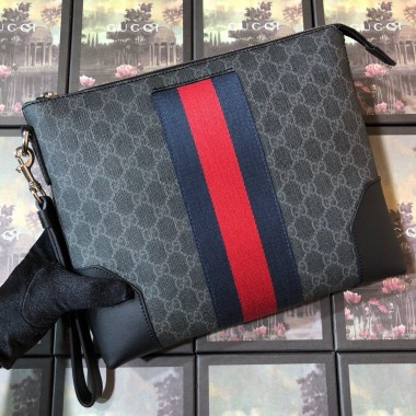 Gucci Borsa da uomo in tessuto GG Supreme 