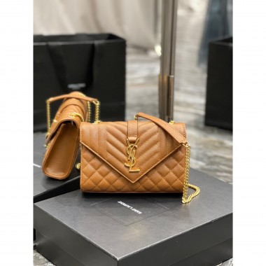 YSL Yves Saint Laurent Envelope Small Chain Bag 