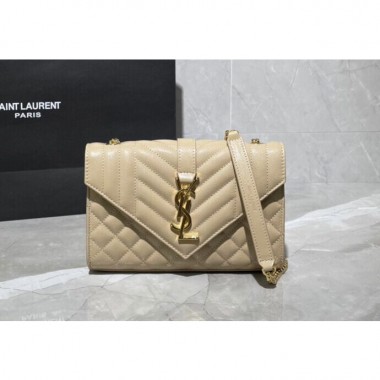 YSL Envelope Borsa Piccolo In Grained Pelle  