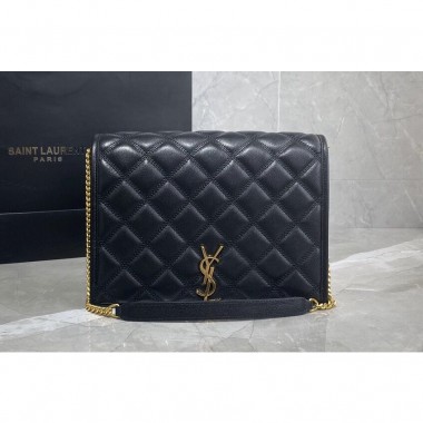 YSL Borsa Beckly in pelle Agnello  