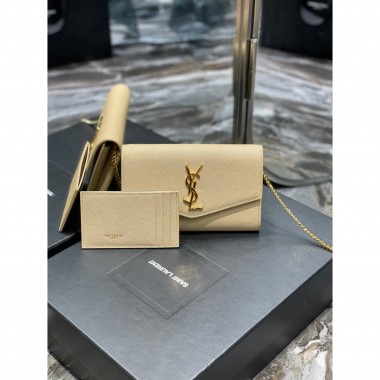 YSL Portafogli e pochette Uptown in Pelle 