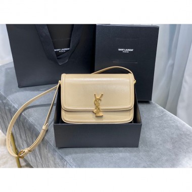 YSL Borsa Satchel Solferino Media in Pelle Box  