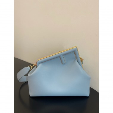 Fendi First Medium Borsa in pelle