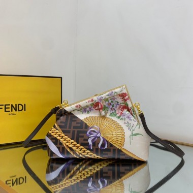 Fendi First Small Borsa Fendace in seta