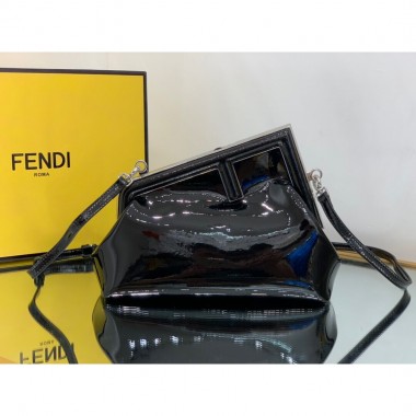 Fendi First Small in patent leather bag