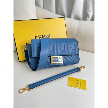 Fendi Baguette Medium Leather Bag 