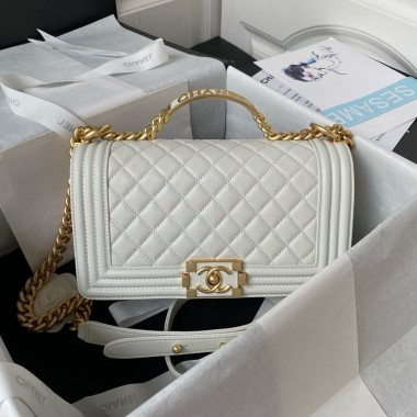 Boy Chanel Flap Bag with Handle