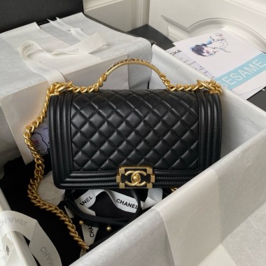 Boy Chanel Flap Bag with Handle