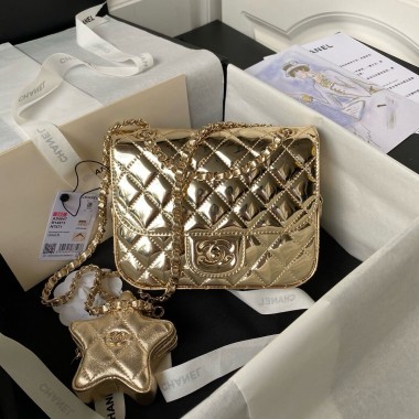 Chanel Mini Flap Bag & Star Coin Purse