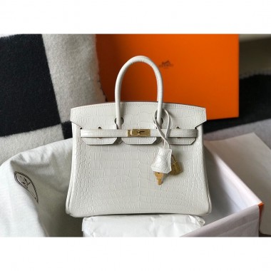 Hermes Birkin 30 in Crocodile Leather  