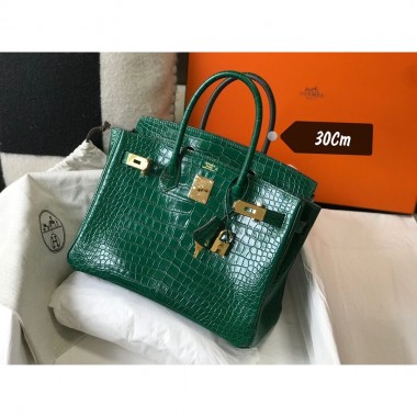 Hermes Birkin 30 in Crocodile Leather  