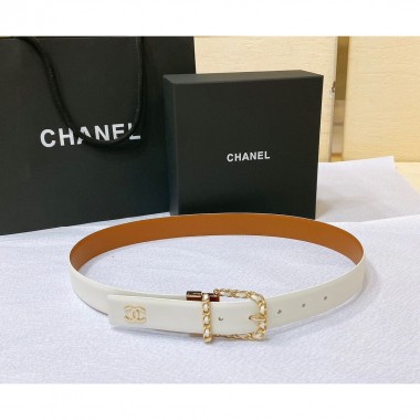 Chanel Leather Belt 3cm