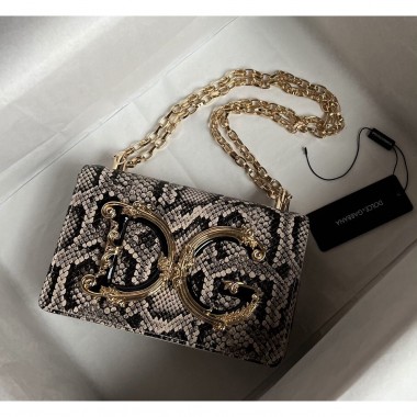 Dolce&Gabbana Clutch a Catena in pelle 