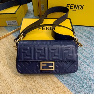 Fendi Baguette Medium Leather Bag 