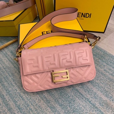 Fendi Baguette Medium Leather Bag 