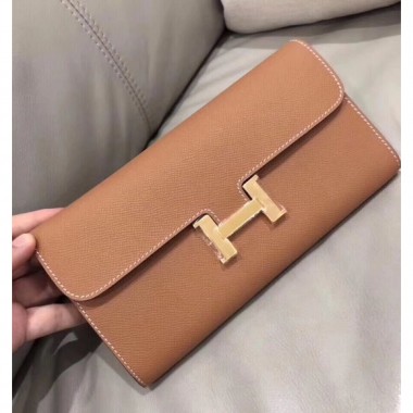 1:1 top grade Hermes Constance Epsom wallet 