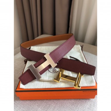 Hermes Unisex Reversible Constance Belt 32mm 