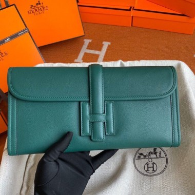 1:1 Hermes jige clutch in pelle swift