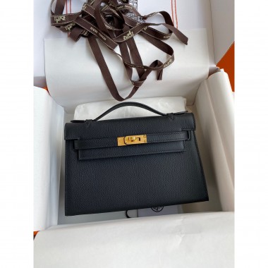 Hermes Kelly Pochette in Epsom Leather 