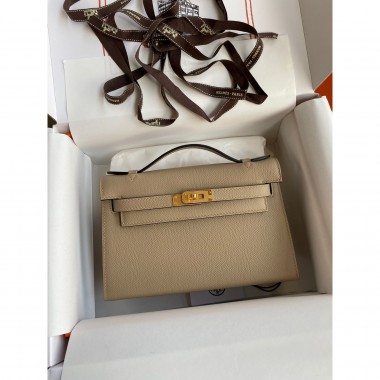 Hermes Kelly Pochette in Epsom Leather 