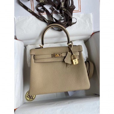 Hermes Kelly 25 / 28 in Togo Leather 