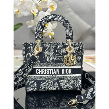 Christian Dior Medium Lady D-Lite Bag 