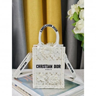 Mini Dior Book Tote Phone Bag 