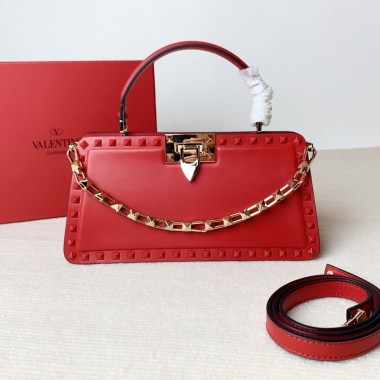 Valentino Garavani Rockstud handbag in calfskin.