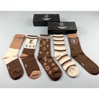 LV Socks ( 5 pairs) 