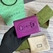 Gucci Horsebit 1955 Card Holder Wallet 