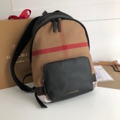 Burberry Check and leather Backpack