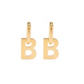 Balenciaga B Chain Earrings