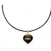 Balenciaga  BB Icon heart necklace