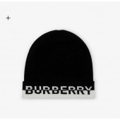 Burberry Logo Intarsia cashmere beanie