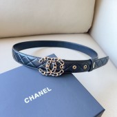 Chanel Leather Belt 3cm