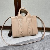 Chloe Small Woody Leather Tote 