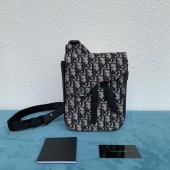  Dior oblique mini messenger bag