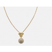 Versace Medusa Crystal Ball Necklace 