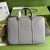  GG Relief GG Leather Briefcase 