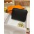 1:1 Hermes Silk in compact wallet in epsom leather