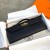 1:1 Hermes Kelly Cut clutch in epsom leather