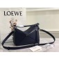 Loewe Medium Puzzle Bag in Classic Calfskin -dark blue