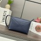 Loewe Puzzle Fold Pochette-Deep blue