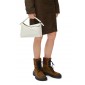 Loewe Small Puzzle in Grained Calfskin-white